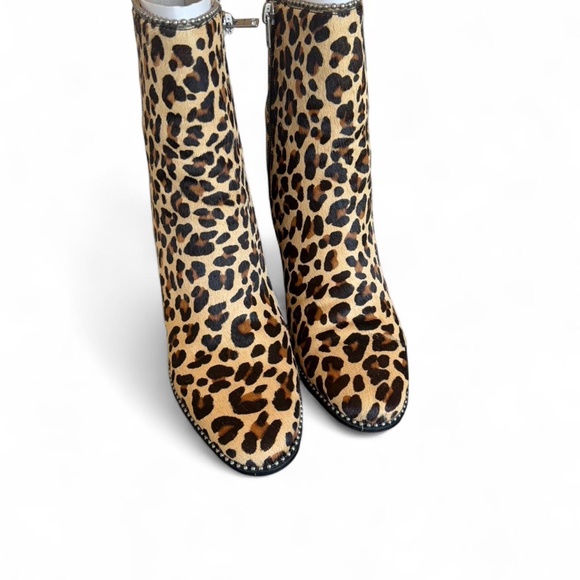 Coach Drea Leopard Print Booties (size 8) - Picture 1 of 7